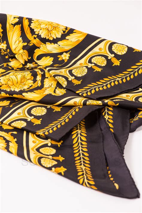 versace soft scarf|gianni versace silk scarf.